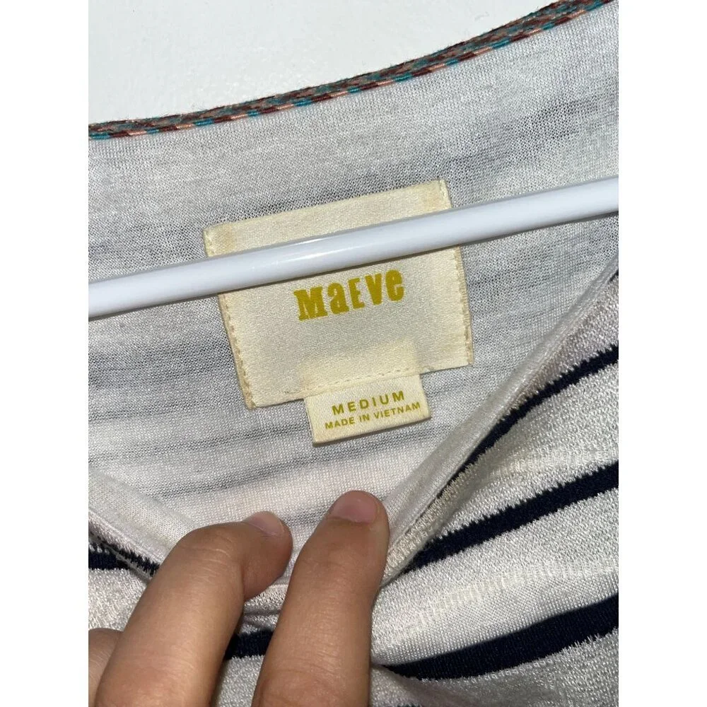 Anthropologie/ Maeve Stripestack Dress SIze. Medium
